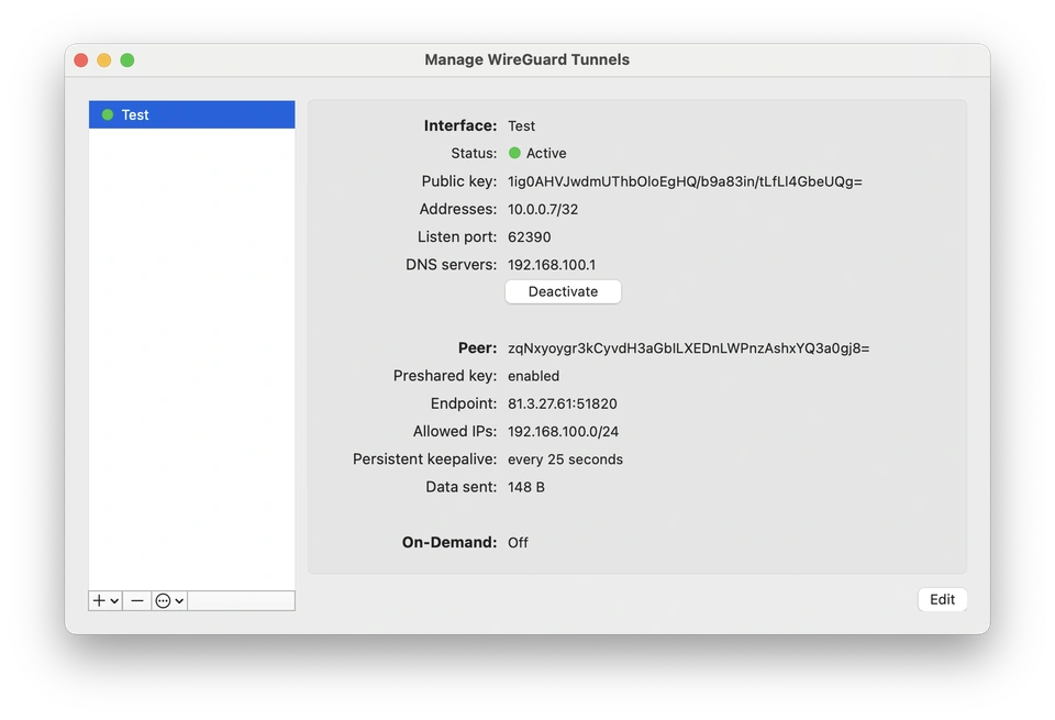 Wireguard macos 2